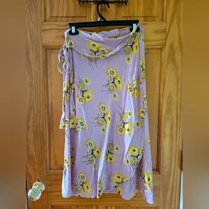 Madewell Floral Cottagecore Wrap Midi Skirt